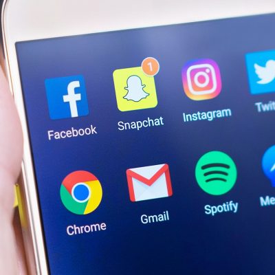 social media op telefoon